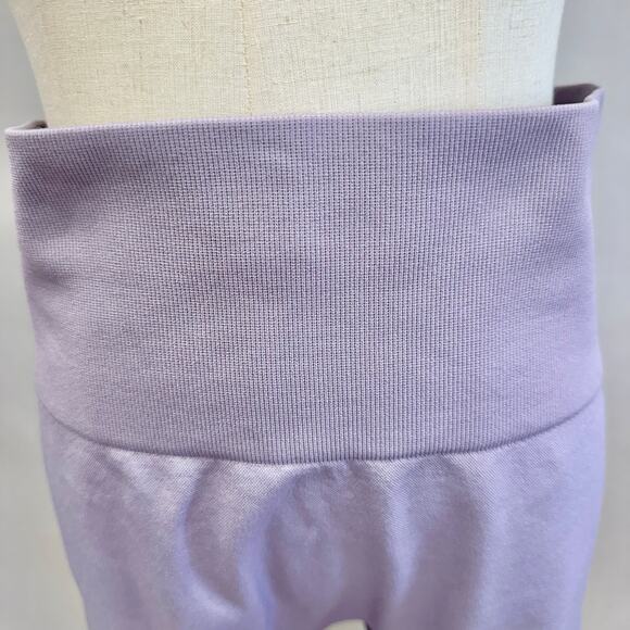 Halara Seamless Flow High Waisted Ruched Plain Leggings Nirvana Size Large NWT - Picture 5 of 13